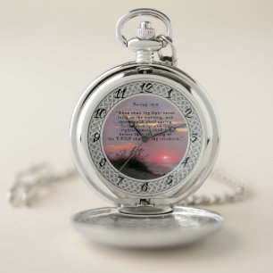 ISAIAH 58:8 POCKET WATCH