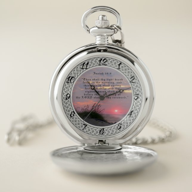ISAIAH 58:8 POCKET WATCH (Inside)