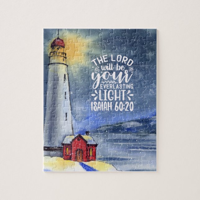 Isaiah 60:20 The Lord Will Be Your Light  Jigsaw Puzzle (Vertical)