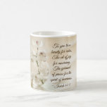 Isaiah 61:3 Beauty For Ashes, Bible Verse, Orchid Coffee Mug at Zazzle