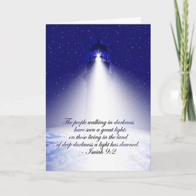 Isaiah 9:2 Christmas Greeting Card (Front)