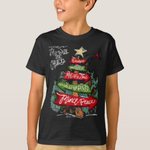 Isaiah 9_6 And He Will Be Called Jesus Christmas C T-Shirt