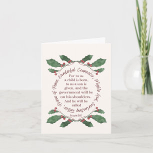 Isaiah 9:6 card