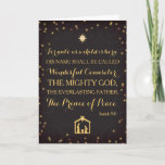 Isaiah 9:6 For Unto Us A Child Is Born Holiday Card at Zazzle
