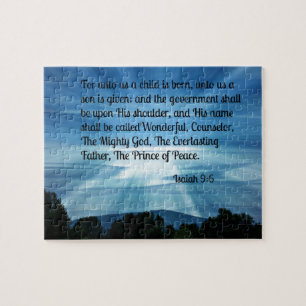 Isaiah 9:6 For unto us a child is born... Jigsaw Puzzle