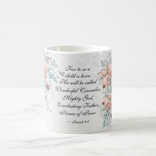 Isaiah 96 He will be called WonderfulChristmas Coffee Mug