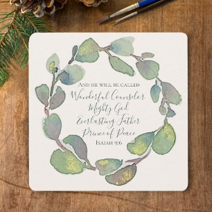 Isaiah 9:6 Personalized Sage Christian Christmas