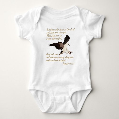 Isaiah Bible Verse Baby Bodysuit