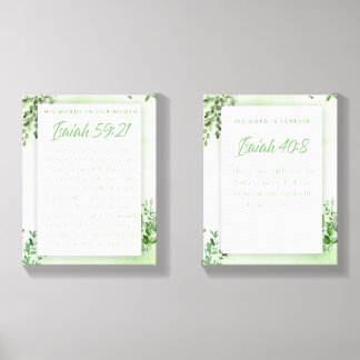Isaiah Scripture Stretched Canvas Set Photo Tile