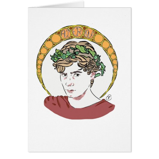 Isak art nouveau cards (Front)