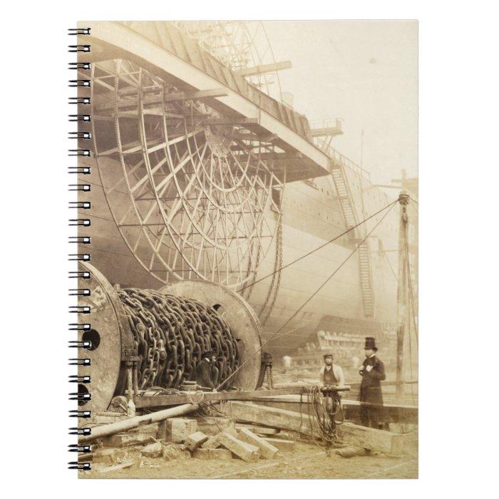 Isambard Kingdom Brunel (1806 59) beside the 'Grea Notebook