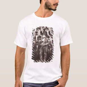 Isambard Kingdom Brunel, standing in front of the T-Shirt