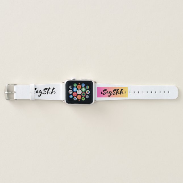 iSayShh Design Apple Watch Band (Front)