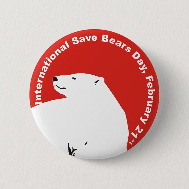 ISBD POLAR BEAR BUTTON (Front)