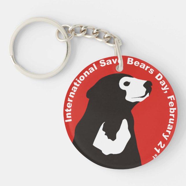 ISBD two sided key chain Sun Bear (Front)