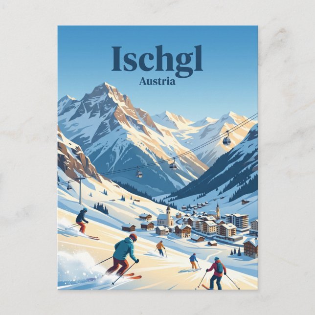 Ischgl Austria Postcard (Front)