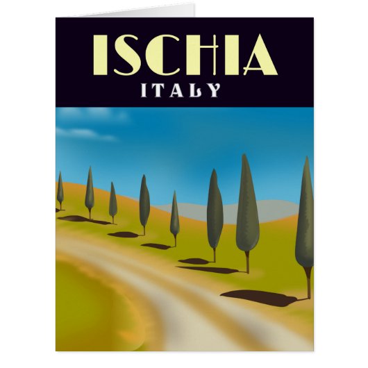 Ischia Italy travel poster (Front)