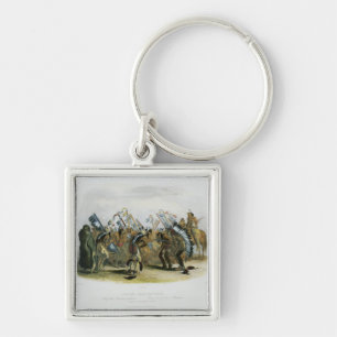 Ischoha-Kakoschochata, Dance of the Mandan Indians Keychain