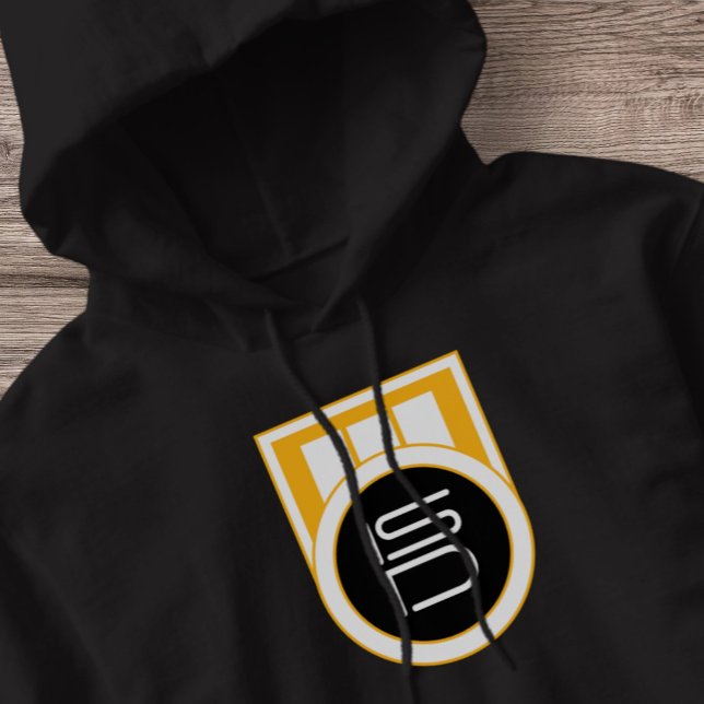 ISD Black Gold Streetwear Logo Retro  Hoodie (Creator Uploaded)