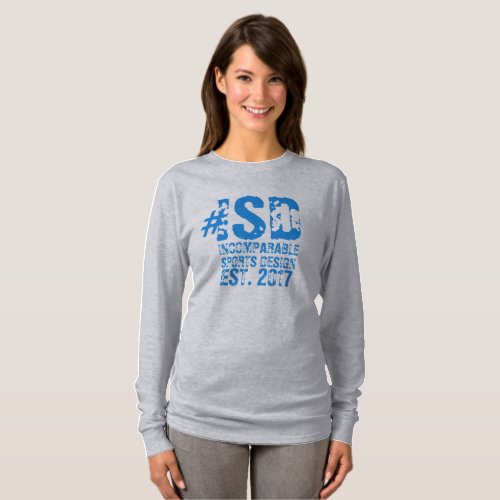 ISD Hashtag Womens Basic Long Sleeve T_Shirt