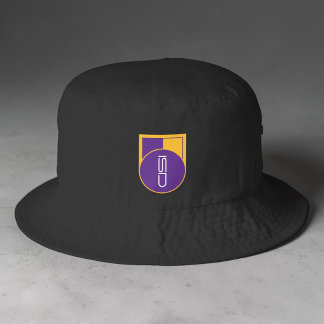 ISD Multi Color Purple Gold Sportsman Bucket Hat