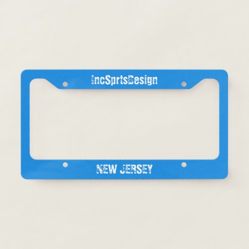 ISD NJ License Plate Frame