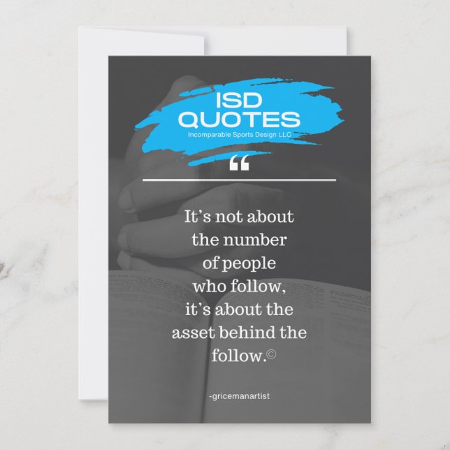 ISD Quote Asset Invitation (Front)