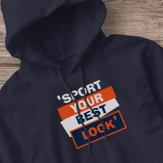 ISD Sport Your Best Look Streetwear Vintage Hoodie