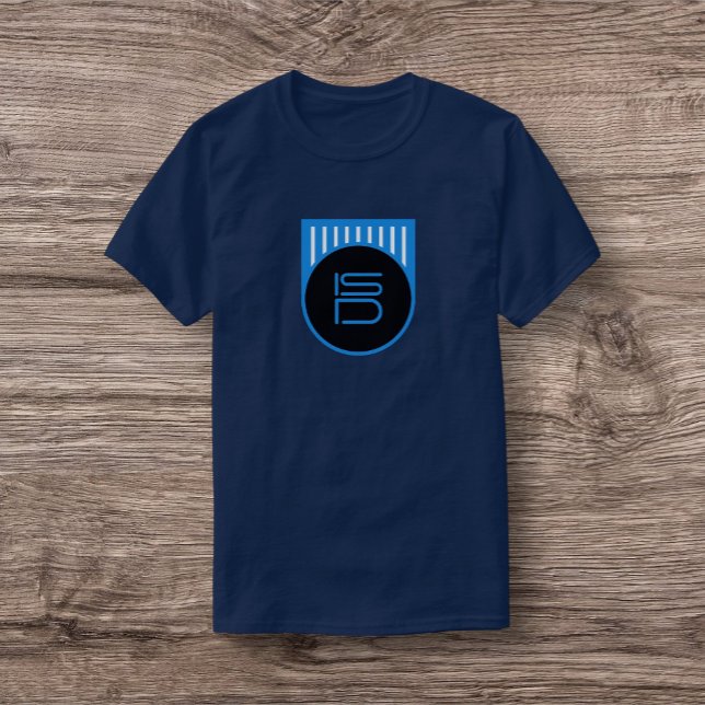 ISD Unisex Navy Blue Circle Symbol T-Shirt (Creator Uploaded)