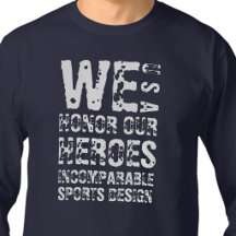 ISD Unisex We Honor Our Heroes Long Sleeve T-Shirt
