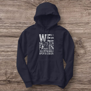 ISD We Salute Our Fallen Basic Pullover Sweatshirt