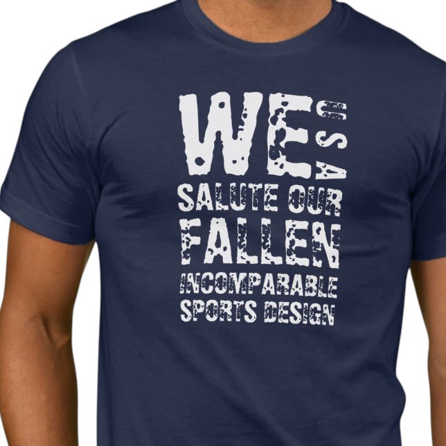 ISD We Salute Our Fallen Basic T-Shirt (Creator Uploaded)