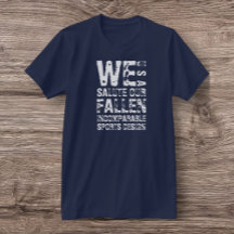 ISD We Salute Our Fallen Basic T-Shirt