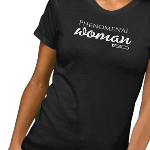 ISD Women's Phenomenal Woman Slim Fit T-Shirt 