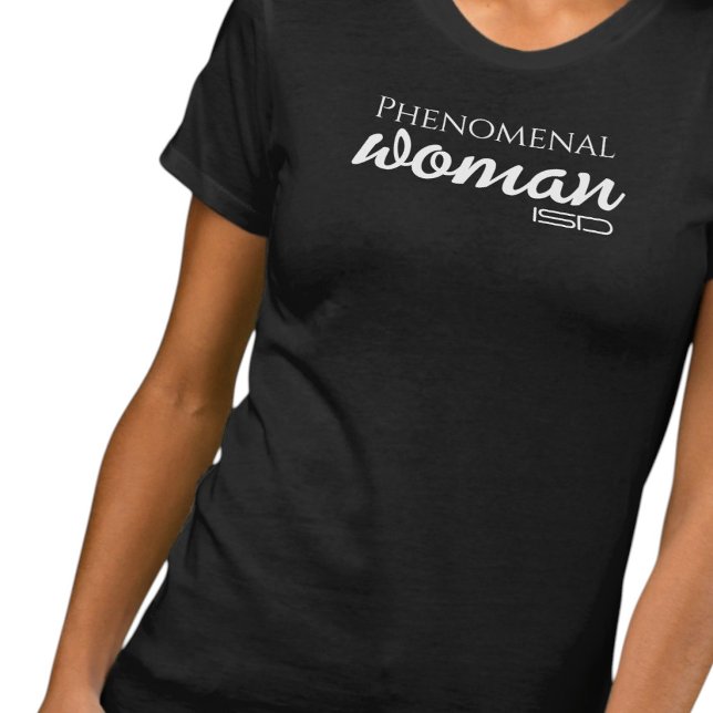 ISD Women's Phenomenal Woman Slim Fit T-Shirt  (Creator Uploaded)