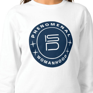 ISD Women's Phenomenal Womanhood Crewneck  Sweatshirt
