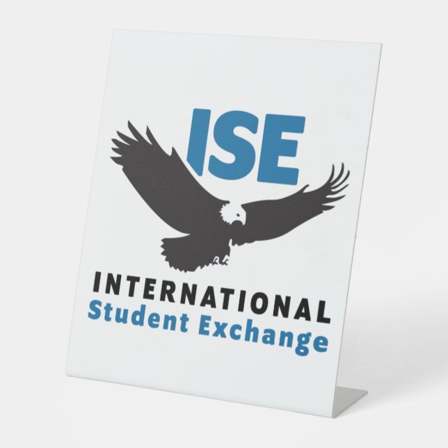 ISE Pedestal Sign, 10" X 12" Pedestal Sign (Front)