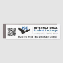 ISE Traditional Bumper Sticker Car Magnet