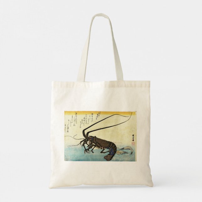 Iseebi & Ebi - Crawfish (Spiny Lobster) and Shrimp Tote Bag (Back)