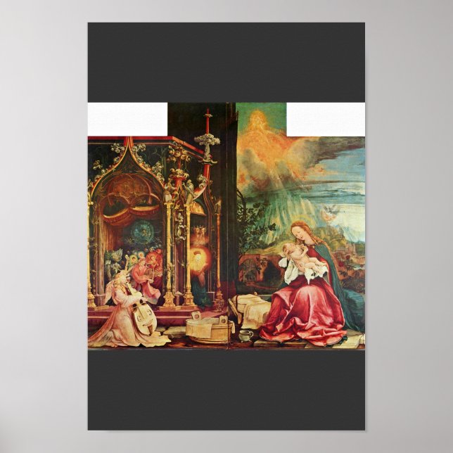 Isenheim Altarpiece Formerly The Main Altarpiece O Poster (Front)