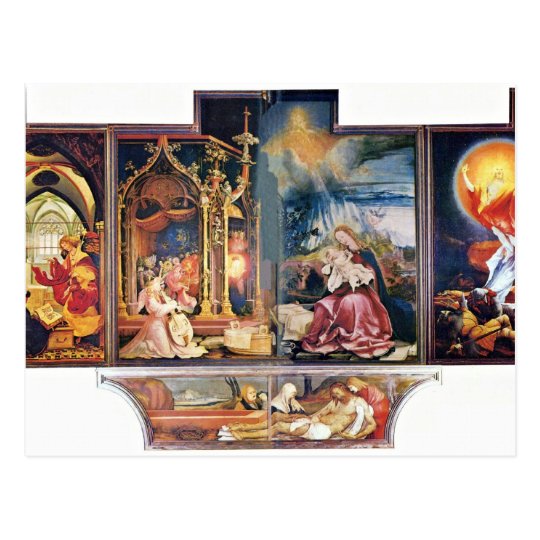 Isenheim Former Altar Altar In The Antonine Isenhe Postcard