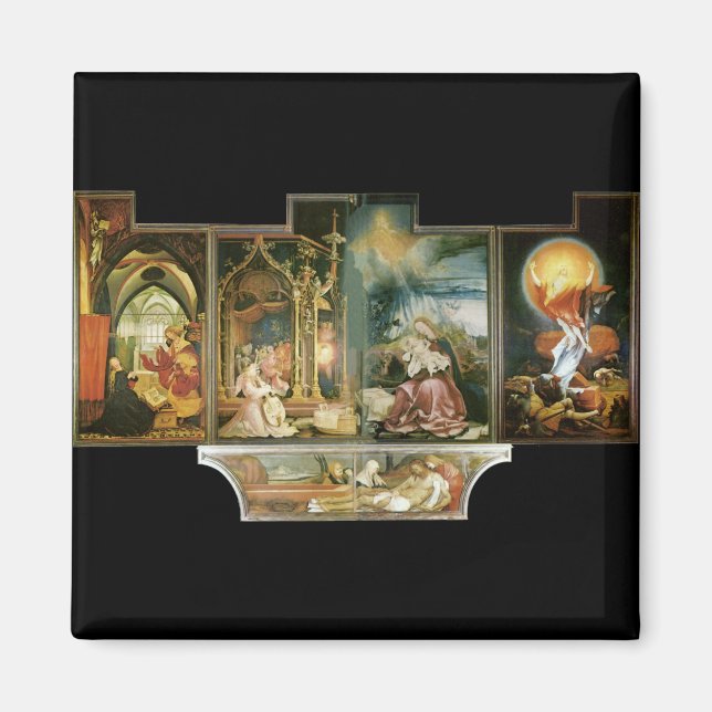 Isenheimer Altar, Mathis Gothart Grünewald Magnet (Front)