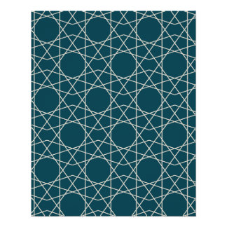 Isfahan Pearl Geometry Poster