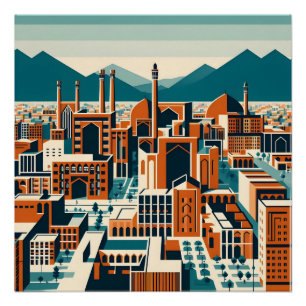 Isfahan - Persian (iranian) design Poster
