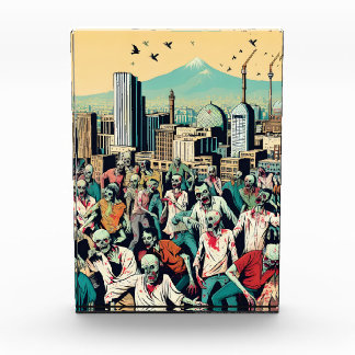 Isfahan with zombies - Persian (iran) design Photo Block