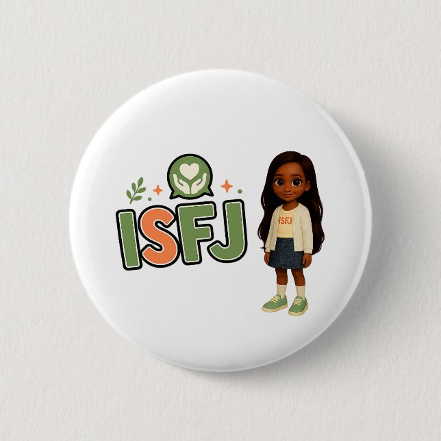 ISFJ — The Guardian of Harmony Button (Front)
