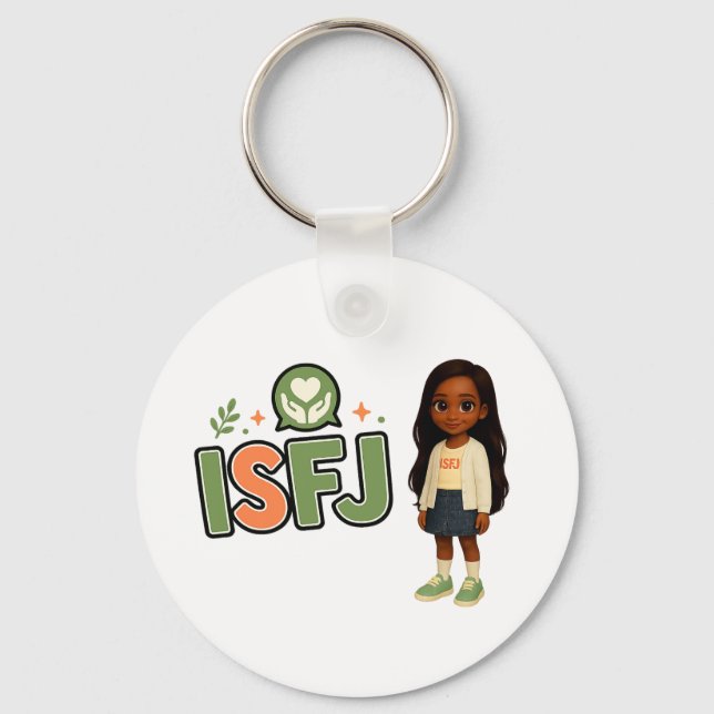 ISFJ — The Guardian of Harmony Keychain (Front)