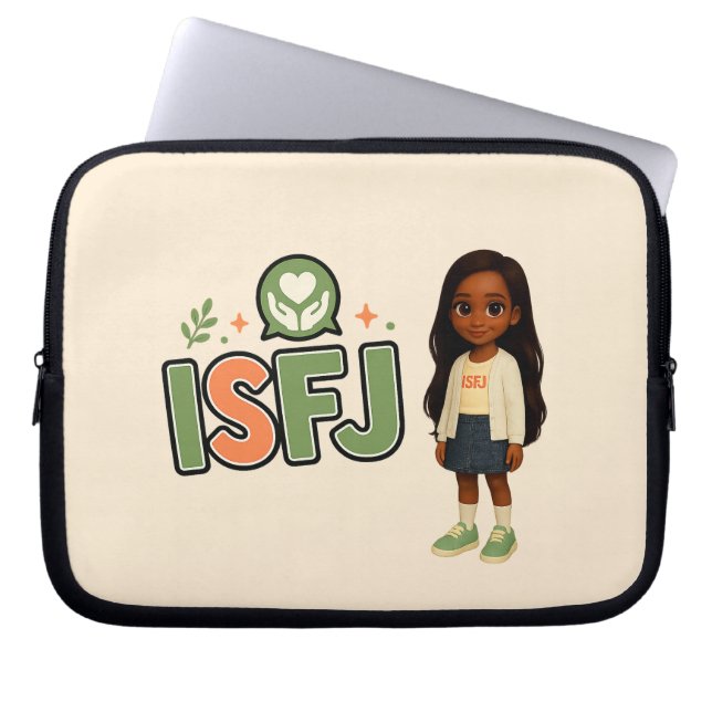 ISFJ — The Guardian of Harmony Laptop Sleeve (Front)