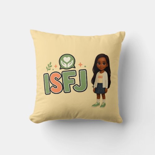 ISFJ — The Guardian of Harmony Throw Pillow