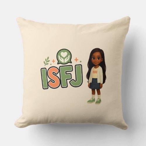 ISFJ — The Guardian of Harmony Throw Pillow